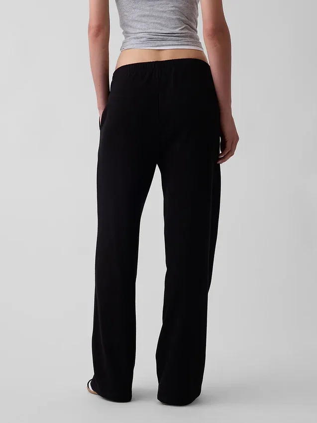 Mid Rise Vintagesoft Terry løse joggebukser
