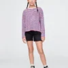 Midi-shorts i denim for barn