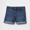 Midi-shorts i denim for barn