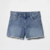 Midi-shorts i denim for barn