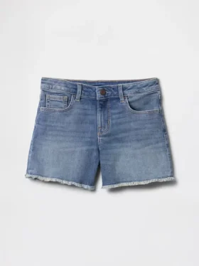 Midi-shorts i denim for barn