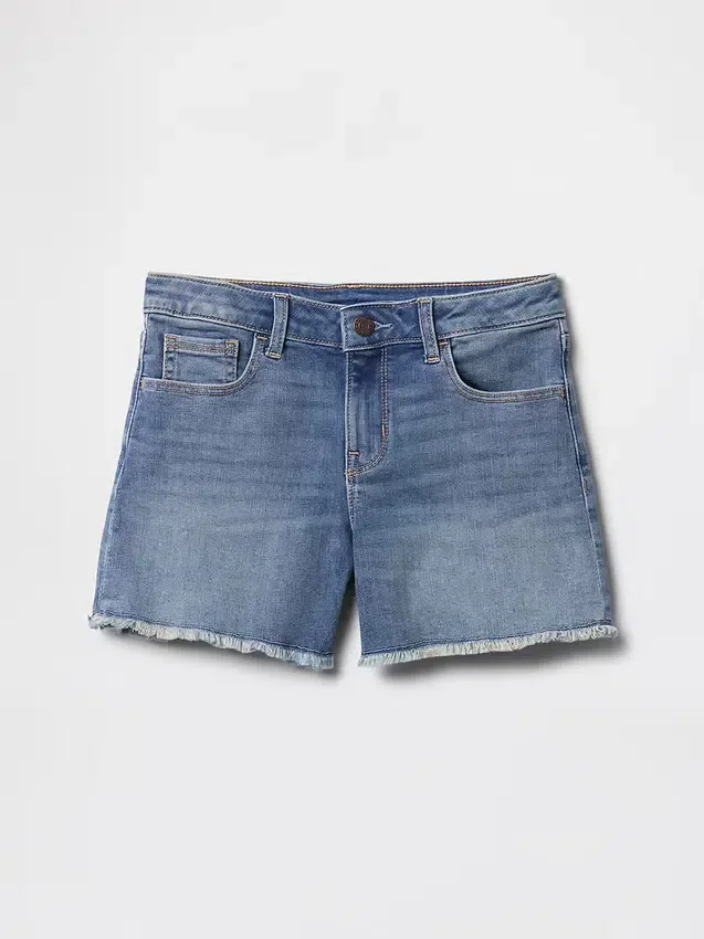 Midi-shorts i denim for barn