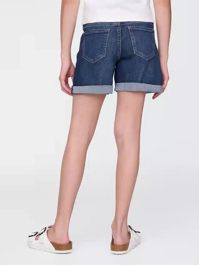 Midi-shorts i denim for barn