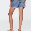 Midi-shorts i denim for barn