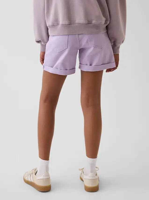 Midi-shorts i denim for barn