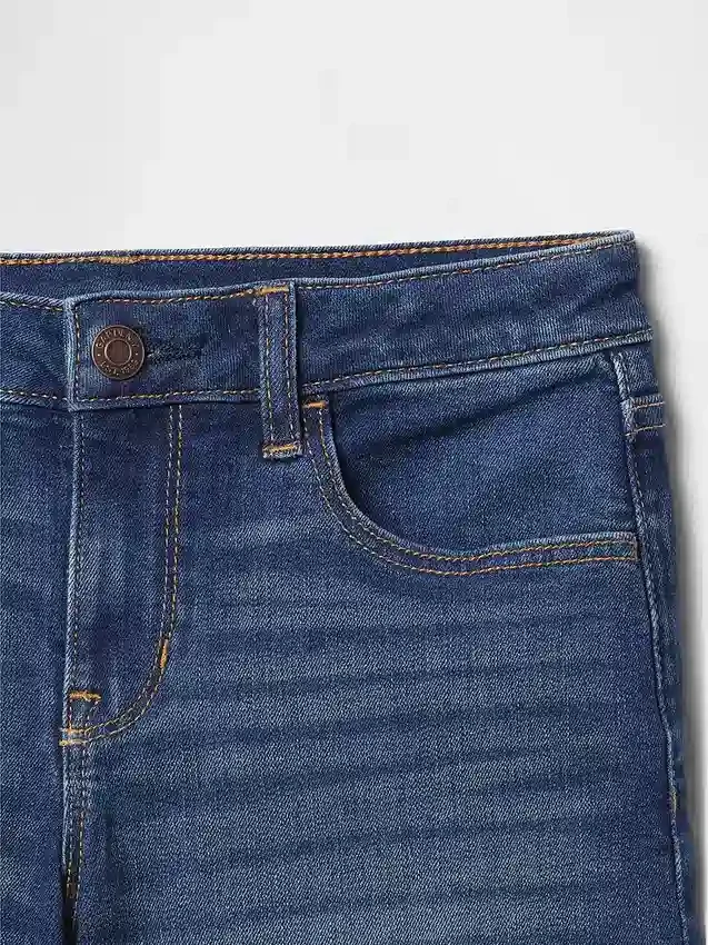 Midi-shorts i denim for barn