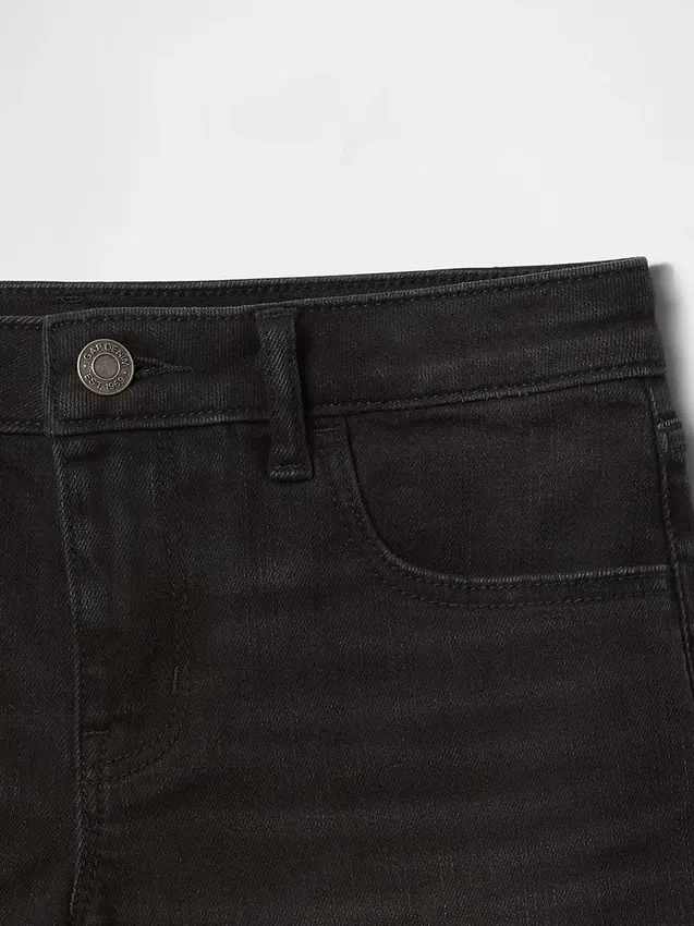 Midi-shorts i denim for barn
