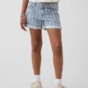 Midi-shorts i denim med striper for barn
