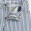 Midi-shorts i denim med striper for barn