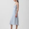 Midi-slipkjole i gingham
