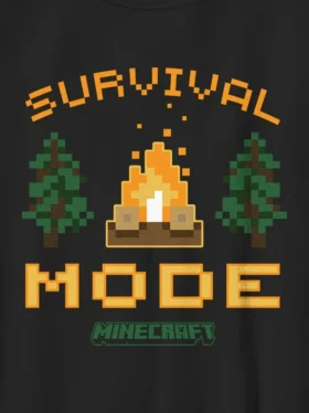 Minecraft Survival Mode-T-skjorte for barn