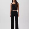 Mini Rib Lace Henley-pyjamas-tanktop