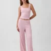 Mini Rib Lace Henley-pyjamas-tanktop