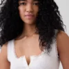 Mini Rib Lace Henley-pyjamas-tanktop