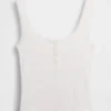 Mini Rib Lace Henley-pyjamas-tanktop