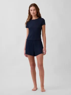 Mini Rib Pj T-skjorte