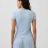 Mini Rib Pj T-skjorte