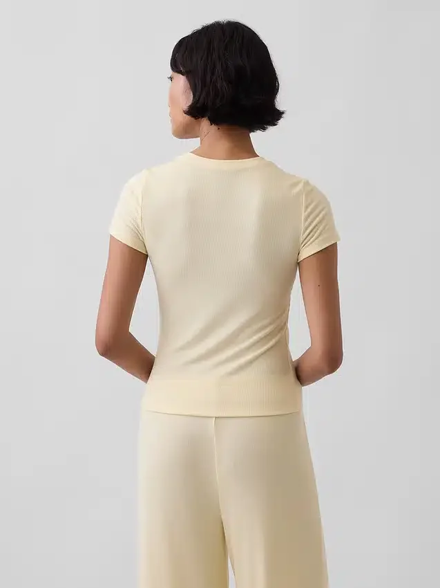 Mini Rib Pj T-skjorte