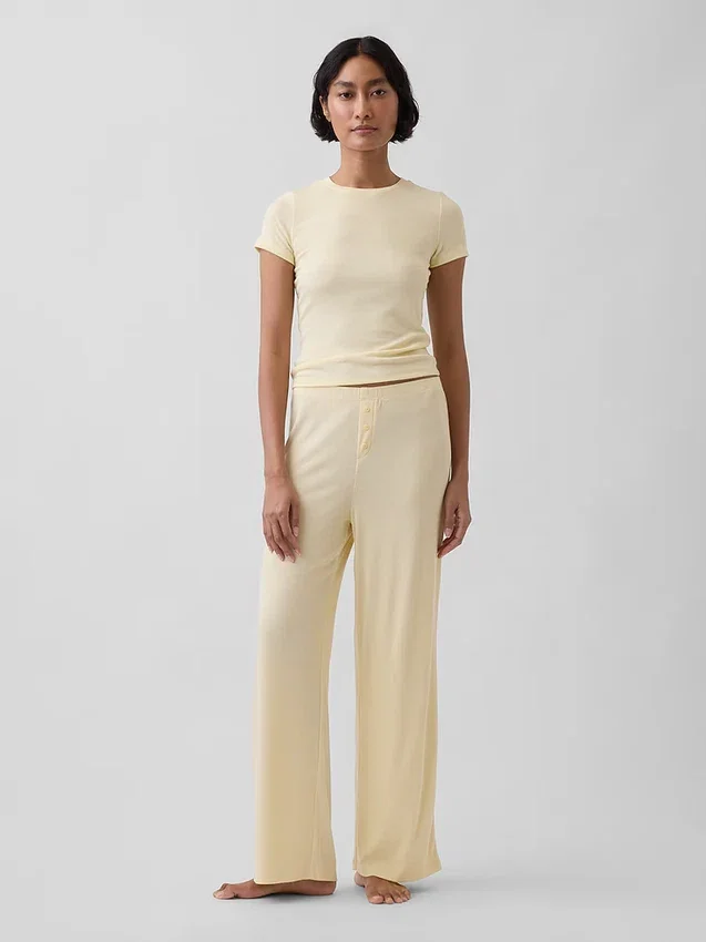 Mini Rib Pj T-skjorte