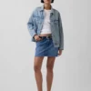 Mini-skjørt i denim