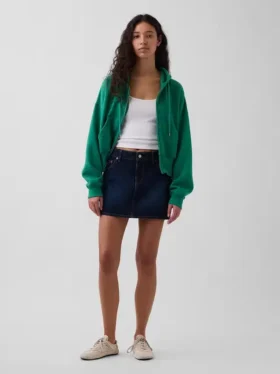 Mini-skjørt i denim