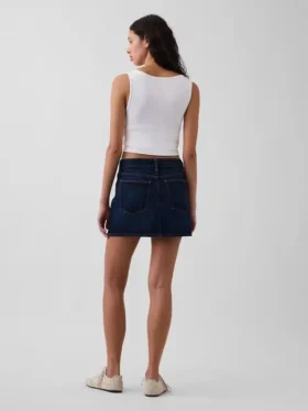 Mini-skjørt i denim