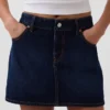 Mini-skjørt i denim