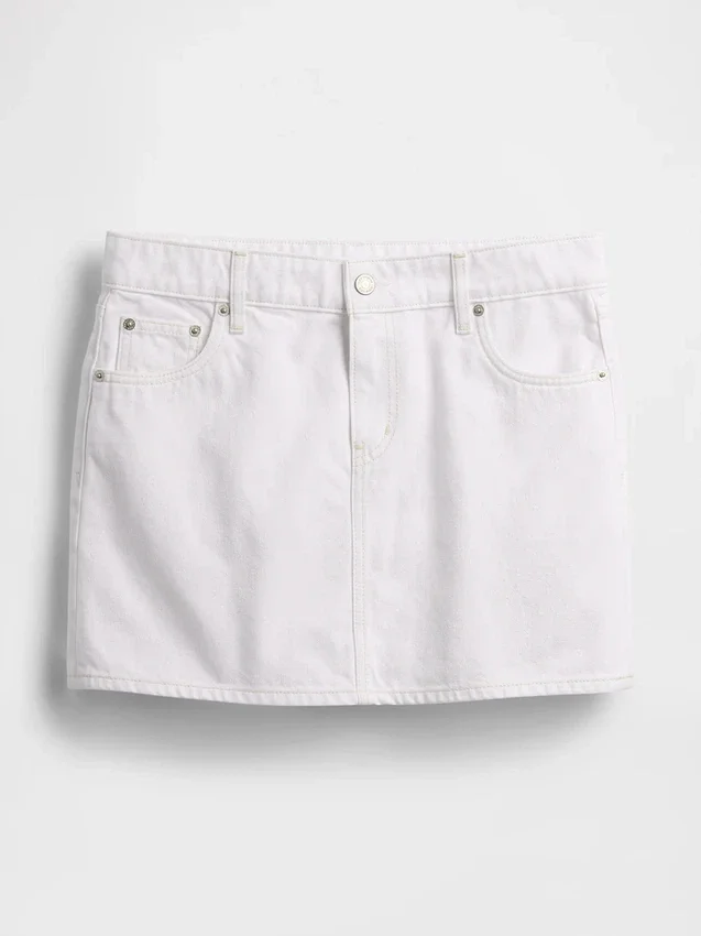 Mini-skjørt i denim