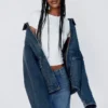 Mini-skjørt i denim