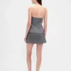 Mini-skort i fiskebeinmønster