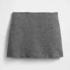 Mini-skort i fiskebeinmønster
