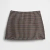 Mini-skort i fiskebeinmønster