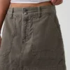Mini-skort med høy midje