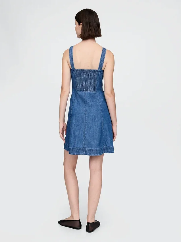 Minikjole i denim