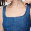 Minikjole i denim