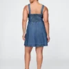 Minikjole i denim