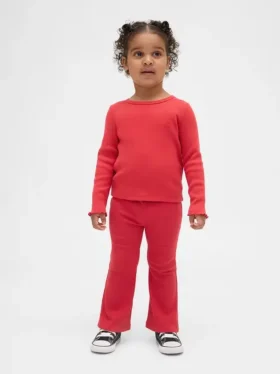 Mix & Match-leggings med utvidet ben og ribbestrikk for Baby og Småbarn