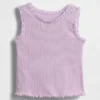 Mix & Match-ribbet tank-top for Baby og Småbarn