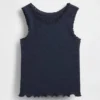 Mix & Match-ribbet tank-top for Baby og Småbarn