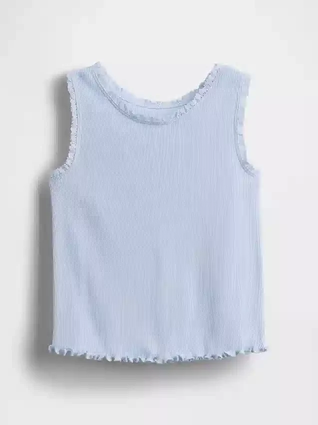 Mix & Match-ribbet tank-top for Baby og Småbarn