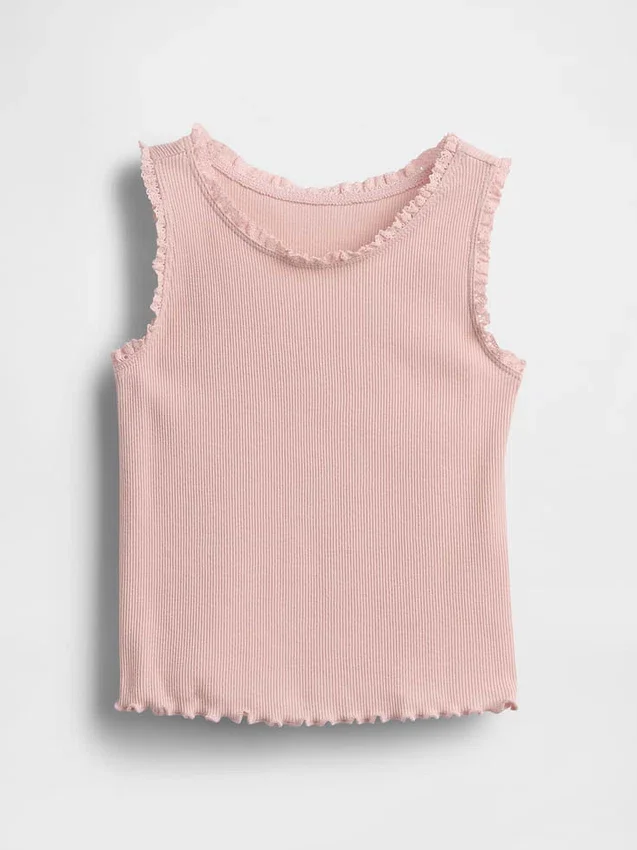 Mix & Match-ribbet tank-top for Baby og Småbarn