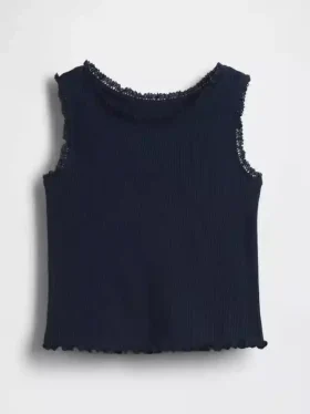 Mix & Match-ribbet tank-top for Baby og Småbarn