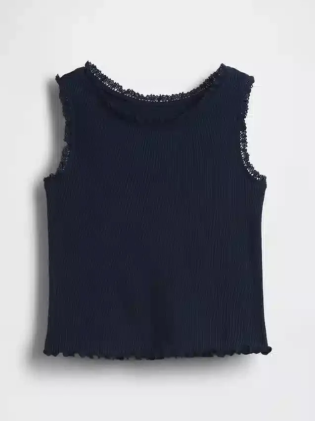 Mix & Match-ribbet tank-top for Baby og Småbarn