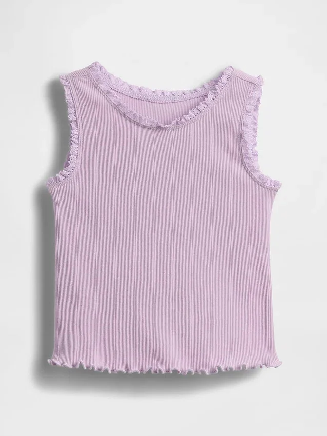 Mix & Match-ribbet tank-top for Baby og Småbarn