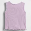 Mix & Match-ribbet tank-top for Baby og Småbarn