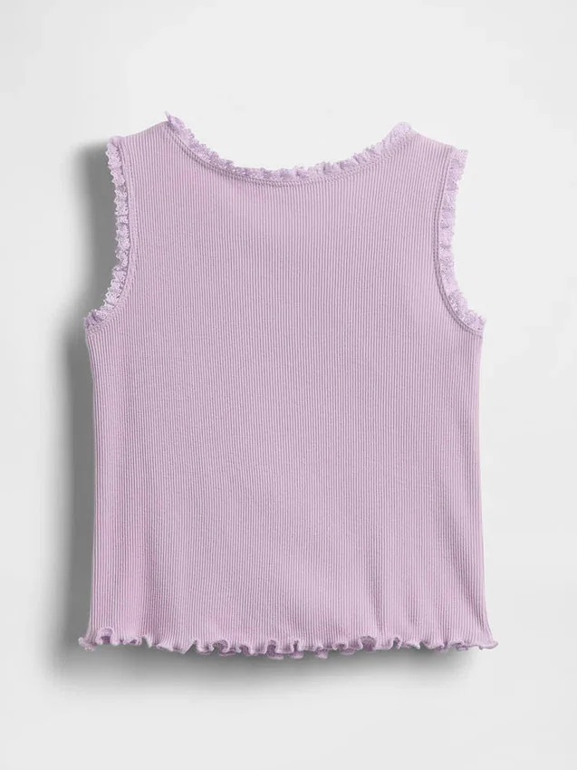 Mix & Match-ribbet tank-top for Baby og Småbarn