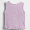Mix & Match-ribbet tank-top for Baby og Småbarn