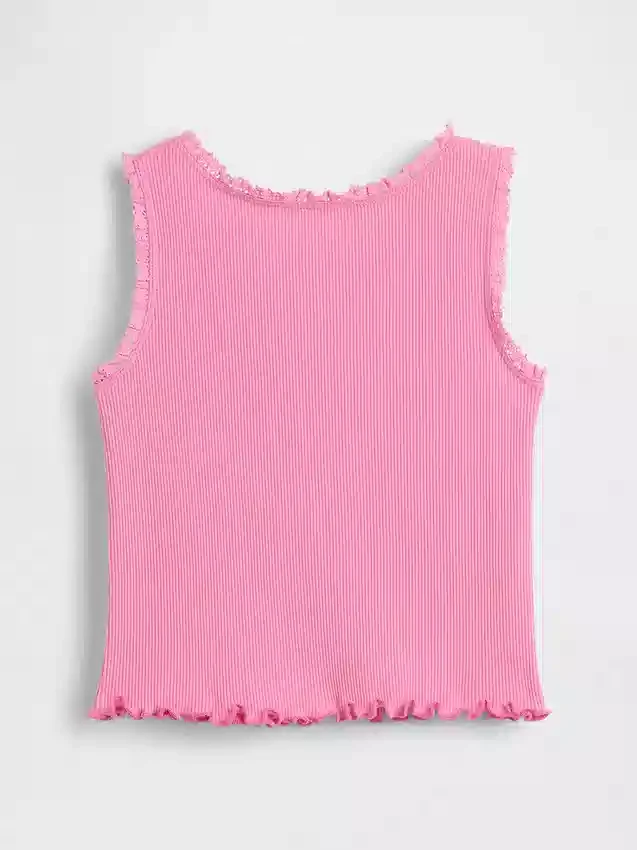 Mix & Match-ribbet tank-top for Baby og Småbarn