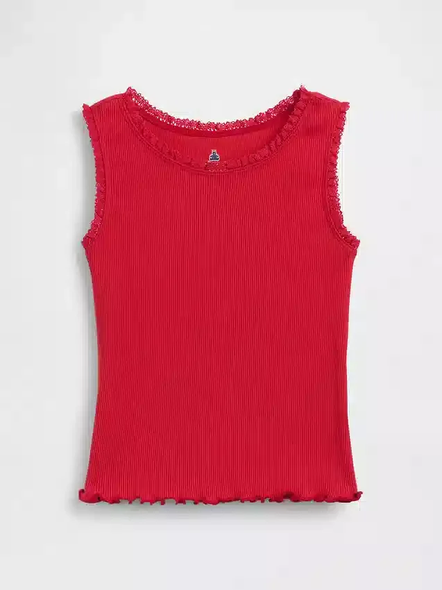 Mix & Match-ribbet tank-top for Baby og Småbarn