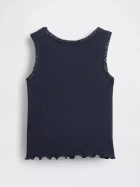 Mix & Match-ribbet tank-top for Baby og Småbarn